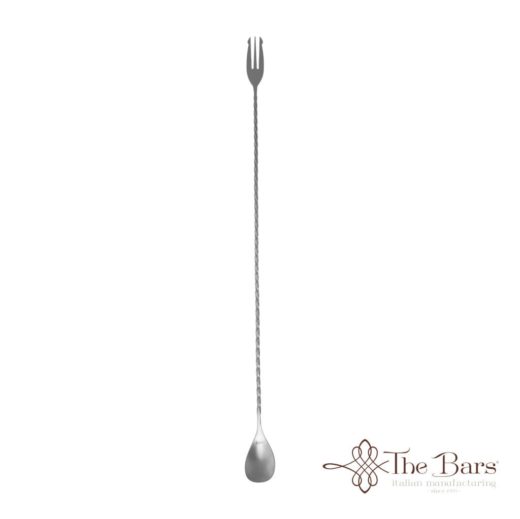 Bar Spoon vintage con forchettina 45 cm