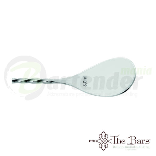 Bar Spoon Inox 18/10 con forchettina cm 30