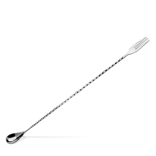 Bar Spoon XL Inox 18/10 con forchettina cm 45