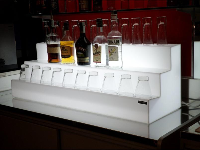 Bottle Display Led o Gradini Luminosi