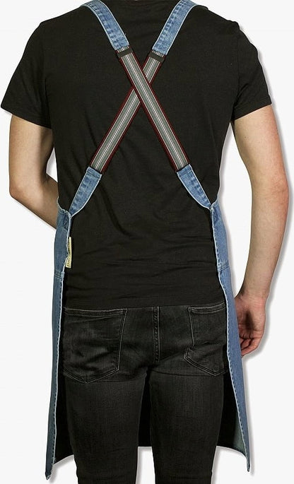 Grembiule Bartender Blue Jeans suspender